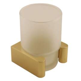 Transitional Tumbler Holder 2-3/4-in in Polished Brass