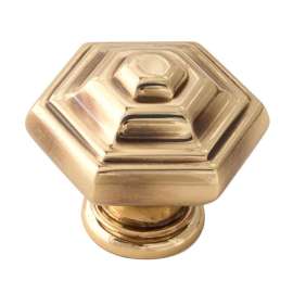 Geometric A1530-PA Knob Transitional 1-1/4-in in Polished Antique