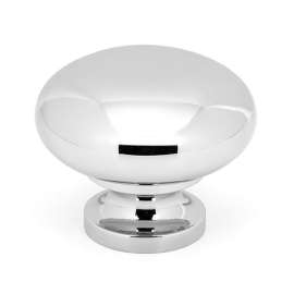 A1136-PC Knob Traditional 1-3/4-in in Polished Chrome