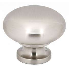 A1136-SN Knob Traditional 1-3/4-in in Satin Nickel