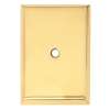 Escutcheon Backplate Escutcheons 1-7/8-in in Polished Brass