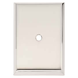 Escutcheon Backplate Escutcheons 2-1/4-in in Polished Nickel