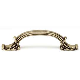 Ornate A3650-PA Pull Traditional in Polished Antique