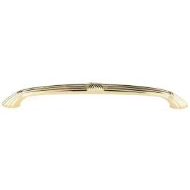 Ribbon & Reed A881-6-PB Pull Traditional in Polished Brass