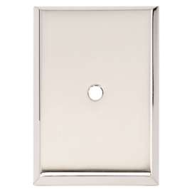 Escutcheon Backplate Escutcheons 2-5/8-in in Polished Nickel