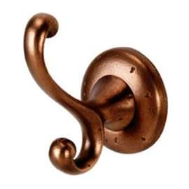 Bath Robe Hook Rustic in Rust Bronze