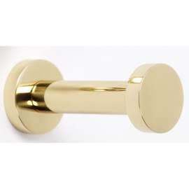 Modern Robe Hook in Polished Brass
