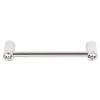 Contemporary Crystal C715-6-PN Crystal Pull Modern in Polished Nickel