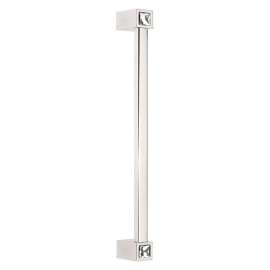 Contemporary Crystal CD718-8-PN Appliance Pull Modern in Polished Nickel