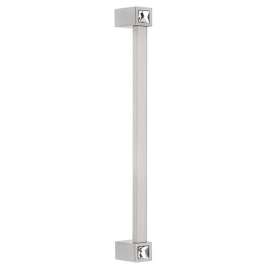 Contemporary Crystal CD718-8-SN Appliance Pull Modern in Satin Nickel
