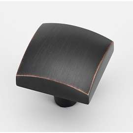 Knob Modern 1-1/4-in in Venetian Bronze