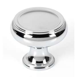 Charlie's Collection A626-14-PC Knob Transitional 1-1/4-in in Polished Chrome