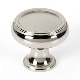 Charlie's Collection A626-14-PN Knob Transitional 1-1/4-in in Polished Nickel