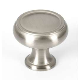 Charlie's Collection A626-14-SN Knob Transitional 1-1/4-in in Satin Nickel