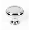 Charlie's Collection A626-38-PC Knob Transitional 1-1/2-in in Polished Chrome