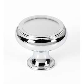 Charlie's Collection A626-38-PC Knob Transitional 1-1/2-in in Polished Chrome