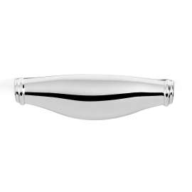 Charlie's Collection A626-4-PC Cup Pull Transitional in Polished Chrome