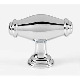 Knob Transitional 1-3/4-in in Polished Chrome