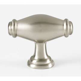 Knob Transitional 1-3/4-in in Satin Nickel