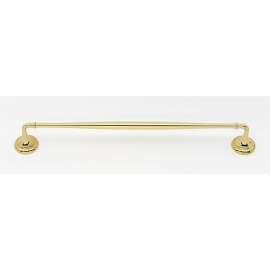Charlie's Collection A6720-18-PB Towel Bar Transitional in Polished Brass