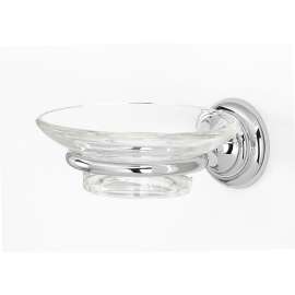 Soap Dish Transitional in Polished Chrome