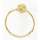 Charlie's Collection A6740-PB Towel Ring Transitional 6-in in Polished Brass