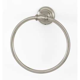 Charlie's Collection A6740-SN Towel Ring Transitional 6-in in Satin Nickel
