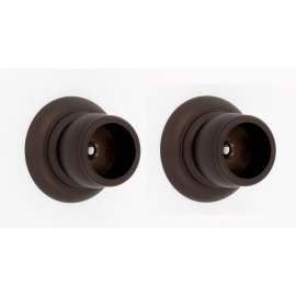 Shower Rod Brackets Transitional 2-in in Chocolate Bronze