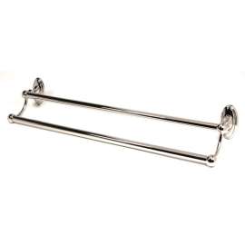 Classic Traditional A8025-24-PC Double Towel Bar Traditional in Polished Chrome