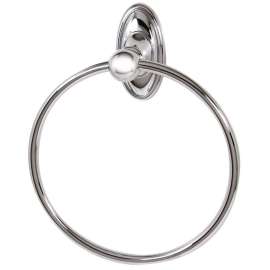 Classic Traditional A8040-PC Towel Ring Traditional 7-in in Polished Chrome