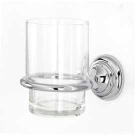 Tumbler Holder with Tumbler in Polished Chrome