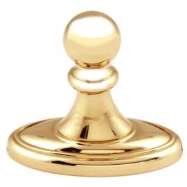 Classic Traditional A8080-PB Robe Hook Traditional in Polished Brass