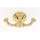 Charlie's Collection A6784-PB Robe Hook Transitional in Polished Brass