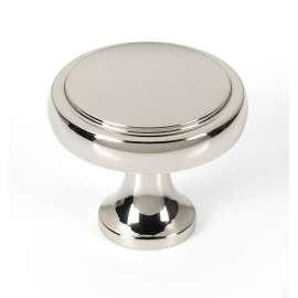 Knob Transitional 1-1/4-in in Polished Nickel