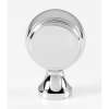 Knob Transitional 7/8-in in Polished Chrome