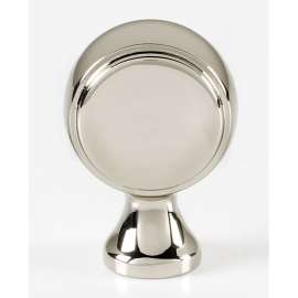 Knob Transitional 7/8-in in Polished Nickel