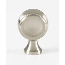 Knob Transitional 7/8-in in Satin Nickel
