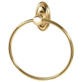 Classic Traditional A8040-PB Towel Ring Traditional 7-in in Polished Brass