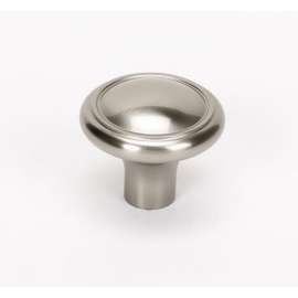 Classic Traditional A1562-SN Knob Traditional 1-1/2-in in Satin Nickel