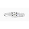 Backplate Traditional 2-1/2-in in Polished Chrome