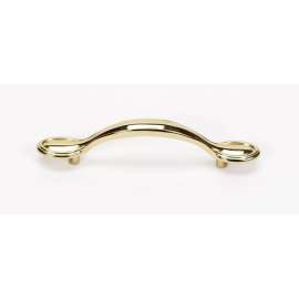 Classic Traditional A1567-35-PB Pull Traditional in Polished Brass