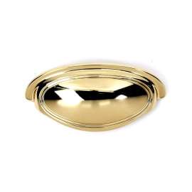 Classic Traditional A1570-3-PB Cup Pull Traditional in Polished Brass