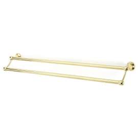 Royale A6625-30-PB Double Towel Bar Transitional in Polished Brass