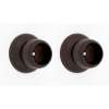Shower Rod Brackets Transitional 1-7/16-in in Chocolate Bronze