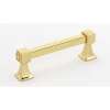 Cube A985-35-PB Modern Pull in Polished Brass