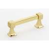 Cube A985-3-PB Modern Pull in Polished Brass