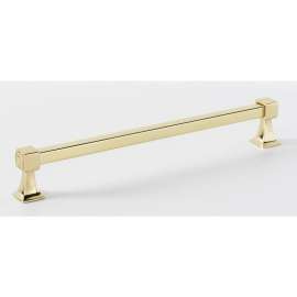 Cube A985-8-PB Modern Pull in Polished Brass
