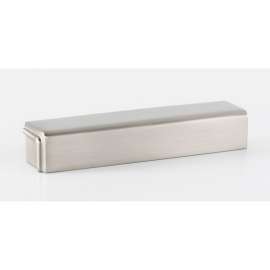 Cup Pull Modern in Satin Nickel