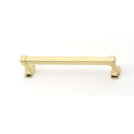 Cube A6520-12-PB Modern Towel Bar in Polished Brass