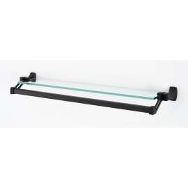 Modern Towel Bar in Chocolate Bronze